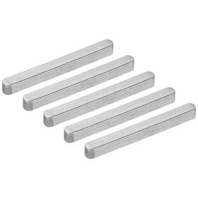 Fixinairp 679134766108 Round Ended Feather Key 50x5x5 Mm 5 Pcs Stock For Industry Carbon Black