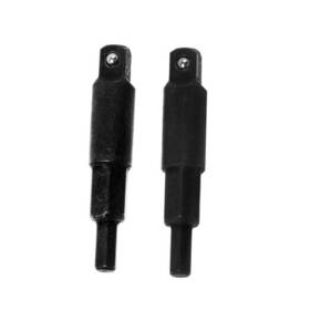 Flarione 607615200452 2-pack Hvac Service Wrench Hex Key Adapter 1/4 Inch Square To 3/16 And 5/16 Bit
