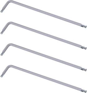 Focmkeas 705353129483 4pcs 1/16 Inch Ball End Hex Key Allen Wrench Sae Internal Hexagonal L Shape