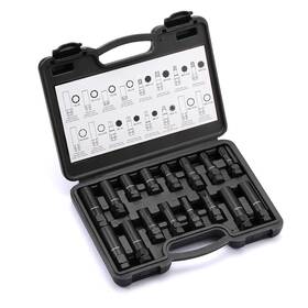 Fs Tool 663258168658 16 Pcs Locking Lug Nut Master Key Set Of Spline Star And Hex Style Keys