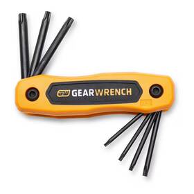 Gearwrench 445016756733 Tamper Proof Torx Folding Hex Key Set 8-piece