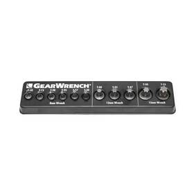 Gearwrench 711181428025 Low Profile Torx Wrench Insert Bit Set For 6 And 12-point Wrenches 11-piece