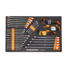 Gearwrench 711181626322 6 Point Combination Sae/mm Wrench And Sae/mm/torx Ball End Hex Key Set With Eva