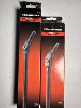 82420 Gearwrench 82410 And 6pc Metric Hex Torx Flexible Key Sets
