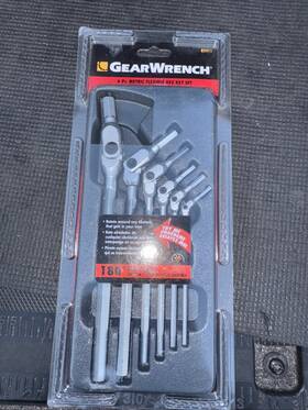 82411 Gearwrench Tools Nos 6pc Metric Flexible Hex Key Set Flex Head 3/4/5/6/8