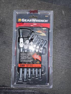 82421 Gearwrench Tools Nos 6pc Flexible Torx Key Set Flex Head 180 Degree