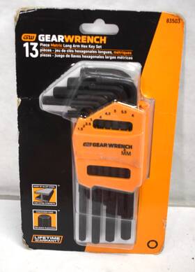 83503 Gearwrench 13 Piece Metric Long Arm Hex Key Set Genuine Oem Tool Kit