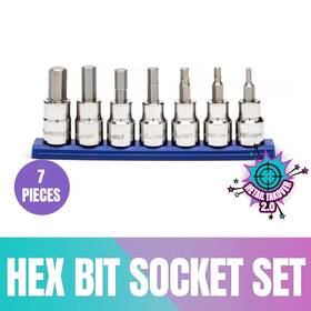 Js202416 Gearwrench Jobsmart 3/8 Inch Drive Metric Hex Bit Socket Set Hand Tool Durable 7 Pcs