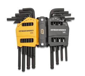 Kdt8315502 Gearwrench 26 Piece Sae/metric Ball End Long Arm Hex Key Set - 83505