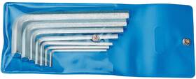 6348750 Gedore 42-07 A Hexagon Allen Key Set 7 Pcs 5/64-1/4af
