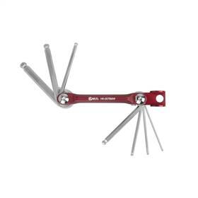Hk-007bmw Genius Tools 193016214797 7 Piece Metric Folding Wobble Hex Key Wrench Set -