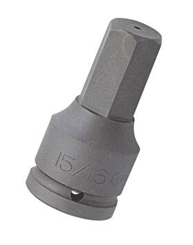 869834 Genius Tools 1 Inch Dr. 1-1/16 Hex Impact Bit Socket