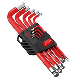 Get001a-eu-a Getlitool 9pcs Allen Wrench Set Metric Long Key 1.5-10mm Ball End Hex L