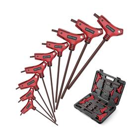 Get033-eu-a Getlitool 9pcs T-handle Torx Wrench Set S2 Steel Key T10-t