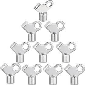 Mul-gisafai-4284 Gisafai 10 Pcs Radiator Bleeding Air Valve Key Metal Keys Copper Alloy