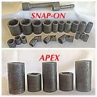 Gldh342 Gl62a Gldh242 Gldh282 Gldh302 Gldh322 Snap On Tools 1950s Socket 21 Pieces Plus 5 Apex Sockets See Sizes And Photos In Text