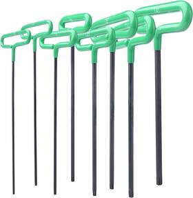 Gogobing 445017269287 Cushion Grip Hex T-key Torx Key Wrench Set - 8pc Sizes T9 T10