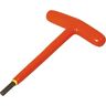 67606-i Gray Tools 6mm T-handle S2 Hex Key 1000v Insulated