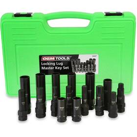 24447 Greatneck Tools Locking Lug Master Key Set 16-piece