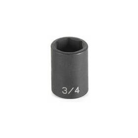 2052r Grey Pneumatic 1/2 Inch Drive Standard Fractional Impact Socket 1-5/8
