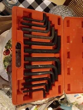Fvs033406 Grip Rapids Industrial 097257921554 12pc Tools Jumbo Hex Allen Key Wrench Set Metric And Sae 92155