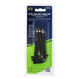 Sdc63 Grip Tight Tools 8 Pc. Sae Hex Key Ring Set