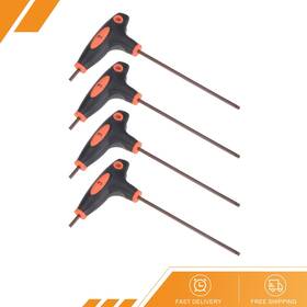 Gryfton 601968562649 4pcs - 3mm Ball End Hex Key T-handle Wrench Spanner Metric S2 Steel