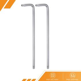 Gryfton 601968565251 2pcs - T30 Tamper Proof Torx Key Wrench L Shape 6.34 Inch Long Arm High Carbon Steel