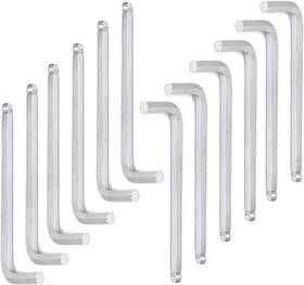Guangzhoushiweibeiyimaoyiyouxiangongsi 711181305579 New 12pcs 5mm Hex Allen Wrench Set - Long Arm Ball End L Key