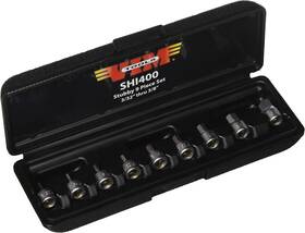 Shi400 Hand Tools Fba Stubby Hex Drive Set 9 Piece Sae / 1/4-inch Square Drivers