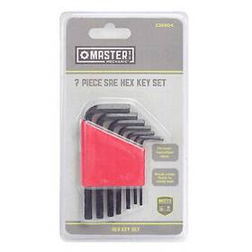 Gs050801 Hangzhou Great Star Indust Sae Hex-l Key Set Short Arm 7-pc. -gs050801