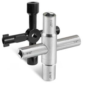 X004-au Hanpex 4 Way Sillcock Key Wrench Set Multi-functional Utilities Water Fits Mos