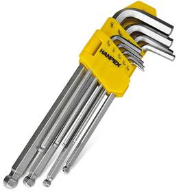 X082 Hanpex Long Arm Hex Key Allen Wrench Set With Ball End Ball-end Alle X082 Hanpex Long Arm Hex Key Allen Wrench Set With Ball End Ball-end Alle
