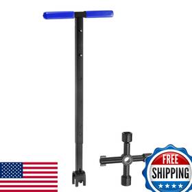 B0d9q9qf7s Harfington Water Meter Key 37 Inch Adjustable Enforced Steel T-handle Shut Off