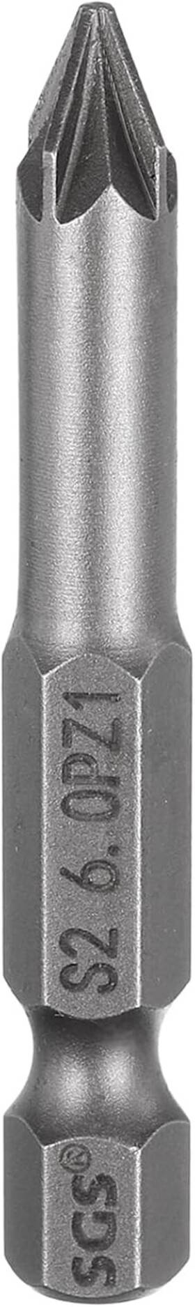 Hta250223hh000870 Harfington Pz1 Screwdriver Bit 1/4 Inch Hex Shank 50mm/2 Length Magnetic