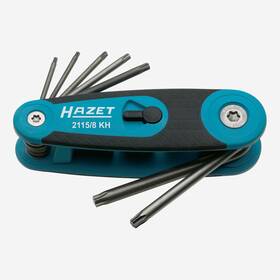 Hz2115 Hazet Hz2115/8kh 2115/8kh Folding Torx L-key Set T9 - T40