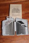He-16 Light New Metric Sae Allen Hex Key Set Pieces Complete