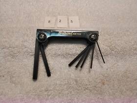 Aw70m Herbrand 7pc Metric Folding Hex Key Set Usa