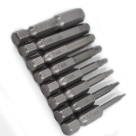 291469 Hex Head Allen Bit Set Quick Connect Shank Impact Driver Drill Metric Mm 8 Pcs