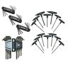 Hflathks43pcc Husky Master Hex Key Set Corrosion Resistant Alloy 036101897065