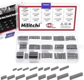 H-5297 Hilitchi 144pcs 16 Sizes Carbon Steel Round Ended Feather Key Set 3mm 4mm 5mm 6 H-5297 Hilitchi 144pcs 16 Sizes Carbon Steel Round Ended Feather Key Set 3mm 4mm 5mm 6