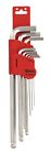 Hk-09mbs Genius Tools Metric Wobble Hex Key Wrench Set Material