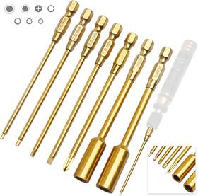 U4h0426 Hobbyfire Titanium Rc Hex Driver Bit Set 1.5/2.0/2.5/3.0mm Allen Wrench Keys M4 Lock Nuts
