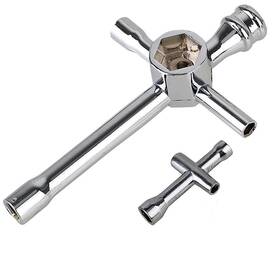 10027-28 Hobbypark 2pcs Aluminum Cross Wrenches Sleeve 4/5/5.5/7mm 8mm 10mm 12mm 17mm Glow Plug