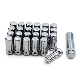 49351-09 Hongsheng Auto Accessory Inc. 49351-09-24pcs Chrome M14 X 1.5 Duplex Spline Lug Nut With Key 24 1 Pack