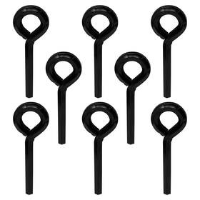 Zc202303142023 Hordion 8pcs 7/32 Inch Hex Dogging Key Set With Full Loop Heavy Duty Annular Allen K