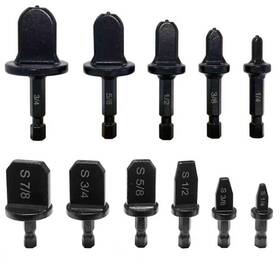 6042 Hozzwhoo 11pcs Hvac Repairing Set Air 7/8 Inch 3/4 5/8 1/2 3/8 1/4 Black