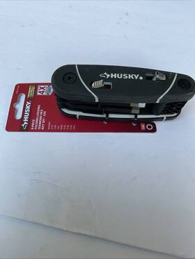 1003433683 Husky Folding Locking Diamond Hex 8-piece Key Set