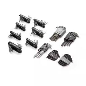 Husky 313053241239 Master Folding And L-key Hex Key Set 113-pieces