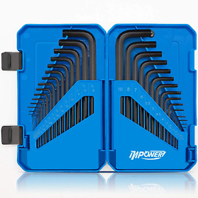 Inpower Allen Wrench Set Sae And Metric Hex Key 30pcs